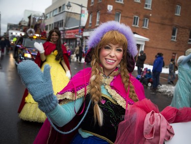 The princess were full of smiles at the 49th Annual Help Santa Toy Parade Saturday, November 17, 2018.  Ashley Fraser/Postmedia