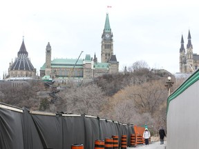 The path behind Parliament Hill.