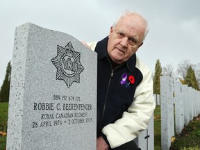 Daniel Roy is the father of Cpl. Robbie Beerenfenger, 29, of Ottawa, who was killed in an IED blast in Afghanistan in October 2003.   Jean Levac/Postmedia