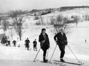 Skiing at Old Chelsea  approx. 1925   
Courtesy of Library and Archives Canada