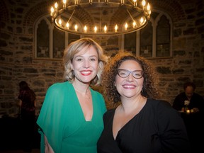 Mealshare’s Ottawa community leader Katie Hession and managing partner of allsaints Event Space Leanne Moussa.