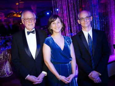 From left, Dr. Fraser Scott, recipient of the Grimes Research Career Achievement Award, Dr. Kristin Danko, recipient of the Worton Researcher in Training Award, and Dr. William Stanford, recipient of the Chrétien Researcher of the Year Award.