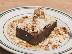 Nutella babka bread pudding from The Last Schmaltz by Anthony Rose and Chris Johns.
