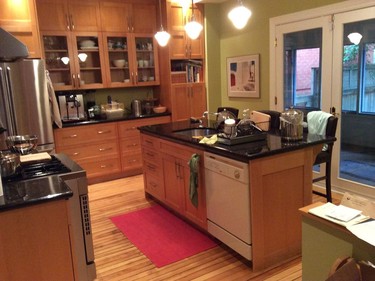 1208 home reno 
BEFORE: The previous kitchen sat at the rear of the home, isolated from the remainder of the house. This made the homeowner feel lonely at times, which was a major reason for the renovation.