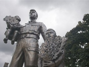 The Monument to Canadian Fallen: Korea 1950-1957. Confederation Park.