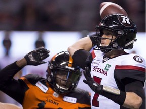 Ottawa Redblacks quarterback Trevor Harris