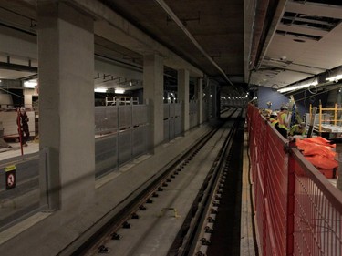 Rideau Station of the LRT.