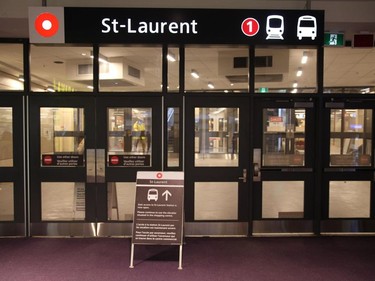 St-Laurent Station of the LRT.