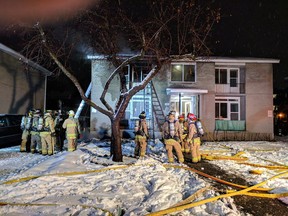 An elderly man died in a fire Tuesday night on Emeror Avenue in Carlington district.