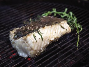 John Bil's recipe starts with simmering up a quick seasoning glaze.