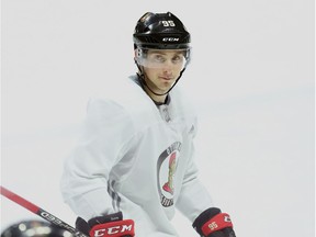 Ottawa Senators forward Matt Duchene is shown during a team practice in Ottawa on Tuesday, November 6, 2018.