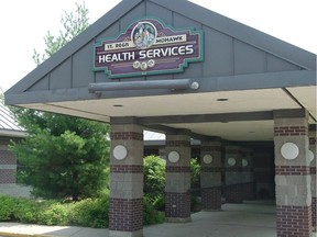 The St. Regis Mohawk Tribe's health services building in Hogansberg, NY.