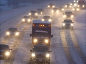 Driving conditions may be poor Tuesday morning,.