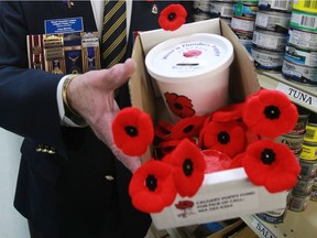 Suspect arrested in theft of poppy boxes.