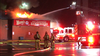 Ottawa firefighters battle a fire at the Wendy’s restaurant at Lincoln Fields Mall early Tuesday morning.