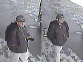 Suspect sought in a robbery in the Othello Avenue and Chapman Blvd area.