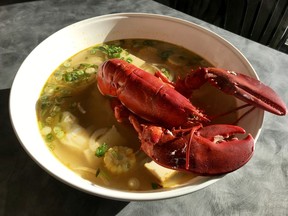Lobster pho at Lobster Noodle House