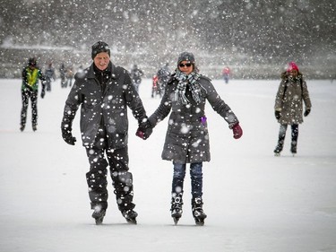 The National Capital Commission launched the Rideau Canal Skateway's 49th season by opening a 2.7-kilometre section Sunday, Dec. 30, 2018.