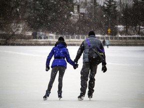 Lace 'em up! (But bundle up) Good news: Skateway reopens Wednesday morning. Not good news: Wind chill forecast is -30.