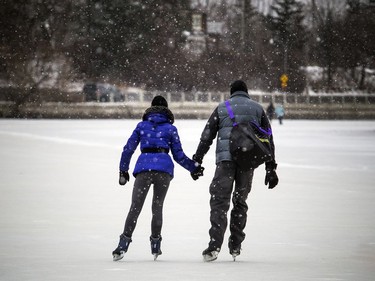 The National Capital Commission launched the Rideau Canal Skateway's 49th season by opening a 2.7-kilometre section Sunday, Dec. 30, 2018.