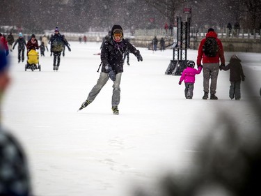 The National Capital Commission launched the Rideau Canal Skateway's 49th season by opening a 2.7-kilometre section Sunday, Dec. 30, 2018.