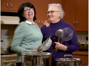 Ada Alnoofoori, a Syrian refugee to Canada in December 2015, and Karen Hill (right) are the driving force behind Jasmine Syrian Cooking Ottawa - a catering business that specializes in Syrian food in Ottawa.