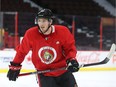 Matt Duchene hopes to resume his regular job as a Senators forward with Friday's game against the Devils. He has missed six contests because of a groin injury.