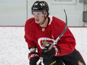 Thomas Chabot says his hand is a little sore, but there's nothing broken.