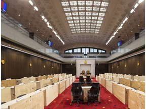 The Senate of Canada Building, formerly the Government Conference Centre, is shown in Ottawa.