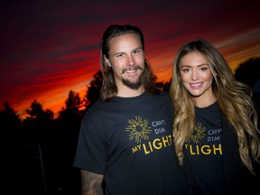 Erik and Melinda Karlsson held the Can’t Dim My Light fundraising event in conjunction with the Proud to Be Me organization on Sunday, Sept. 9, in the park around the Kanata Recreation Complex.