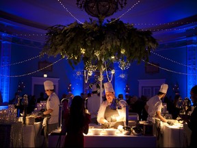 Louis Simard, Fairmont Chateau Laurier's executive chef, along with the rest of the team that put together a stunning evening filled with delicious food and beverages.