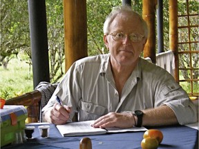 This January 2012 photo provided by entomologist Brett Ratcliffe in December 2018 shows him in Chanchamayo, Peru. Ratcliffe named three of his eight newest beetle discoveries after the dragons from the HBO series "Game of Thrones" and George R.R. Martin book series "A Song of Ice and Fire."