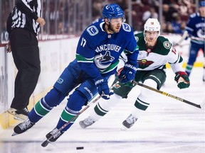 The Vancouver Canucks' Josh Leivo