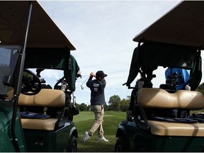 A file shot from a charity tournament at the Kanata Golf and Country Club.
