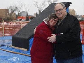 Brigid and Ken Whitnall  are rebuilding their Dunrobin home after a tornado destroyed it last Sept. 21.