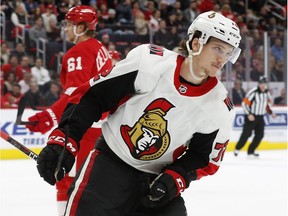 Senators defenceman Thomas Chabot is expected to miss three weeks of action because of his shoulder injury.