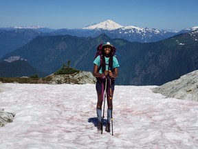 Judith Kasiama is seen on a hike in this undated handout photo.