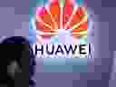 The Huawei logo.