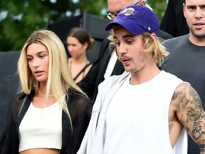 Hailey Baldwin and Justin Bieber.