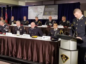OPP at a press conference on child exploitation on Wednesday, Dec. 5.