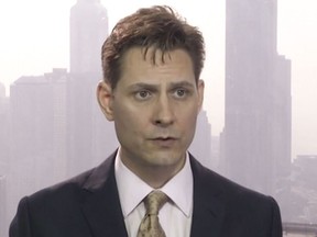 In this image made from a video taken on March 28, 2018, North East Asia senior adviser Michael Kovrig speaks during an interview in Hong Kong. A former Canadian diplomat reportedly has been arrested in China. The International Crisis Group said Tuesday, Dec. 11 it's aware of reports that its North East Asia senior adviser Michael Kovrig has been detained.