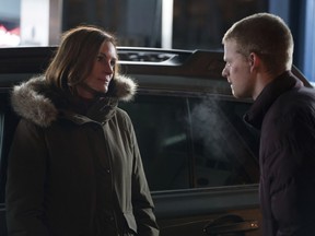 This image released by Roadside Attractions shows Lucas Hedges, right, and Julia Roberts in a scene from "Ben is Back.