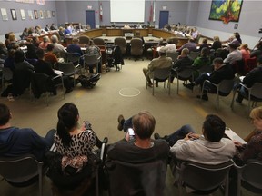 The Ottawa-Carleton District School Board chamber deliberately distances elected officials from the community.