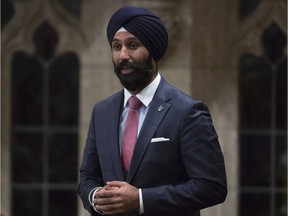 Liberal MP Raj Grewal is shown in the House of Commons in a file photo from June 2016.