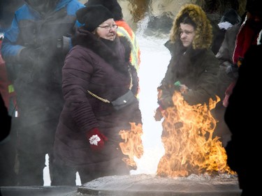 Ottawa's Women's March Canada took place Saturday Jan. 19, 2019 starting at Parliament Hill and marching down Bank Street to Lansdowne, braving the extreme cold weather.