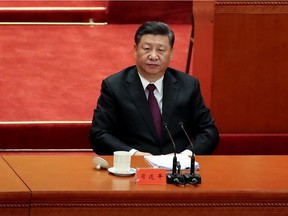 BEIJING, CHINA - DECEMBER 18:  Chinese President Xi Jinping during the 40th Anniversary of Reform and Opening Up at The Great Hall Of The People on December 18, 2018 in Beijing, China.