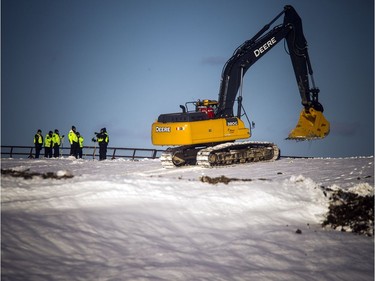 Ottawa police emergency services unit were at the Trail Road Landfill facility, searching for the body of suspected homicide victim Susan Kuplu, Saturday Jan. 26, 2019.