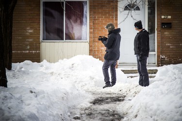 Ottawa police forensic identification section were on Penny Drive investigating the homicide of Susan Kuplu, Saturday Jan. 26, 2019.