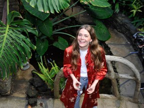 LOS ANGELES, CA - JANUARY 12:  Maggie Rogers is seen as Spotify Celebrates Maggie Rogers' Upcoming Debut Album, "Heard It In A Past Life", With Her Biggest Fans at Brookledge Theater on January 12, 2019 in Los Angeles, California.
