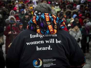 Ottawa's Women's March Canada took place Saturday Jan. 19, 2019 starting at Parliament Hill and marching down Bank Street to Lansdowne, braving the extreme cold weather.